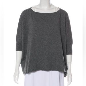 Vince 100% Cashmere short sleeve oversized dolman sleeve sweater
